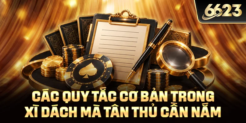 Các quy tắc cơ bản trong xì dách mà tân thủ cần nắm