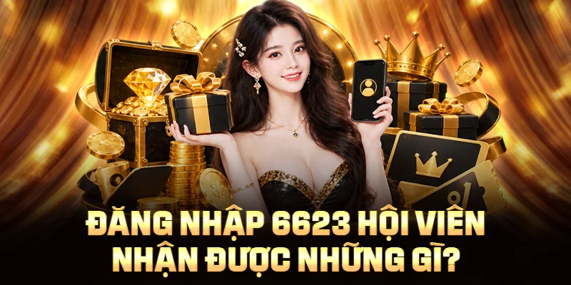 Đăng nhập 6623 hội viên nhận được những gì?