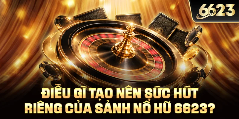 Điều gì tạo nên sức hút riêng của sảnh nổ hũ 6623?