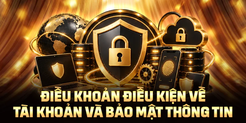 Điều khoản điều kiện về vấn đề tài khoản và bảo mật