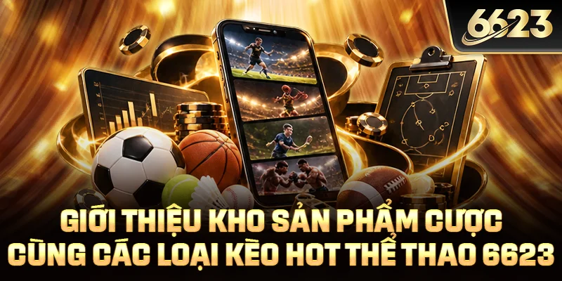 Giới thiệu kho sản phẩm cược cùng các loại kèo hot thể thao 6623