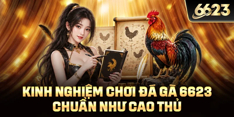 Kinh nghiệm chơi đá gà 6623 chuẩn như cao thủ