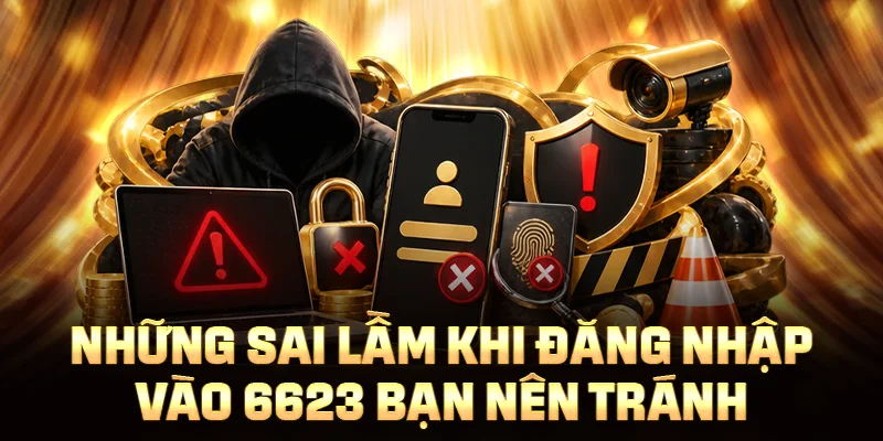 Những sai lầm khi đăng nhập vào 6623 bạn nên tránh