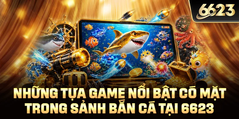 Những tựa game nổi bật có mặt trong sảnh Bắn cá tại 6623