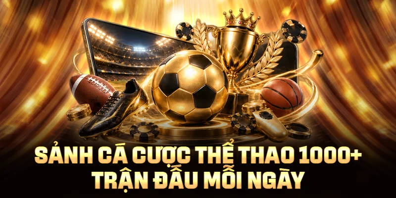Sảnh cá cược thể thao 1000+ trận đấu mỗi ngày 