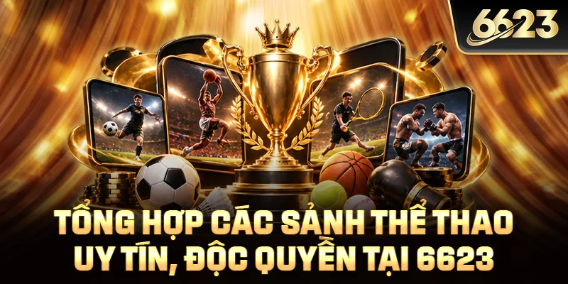 Tổng hợp các sảnh thể thao uy tín, độc quyền tại 6623