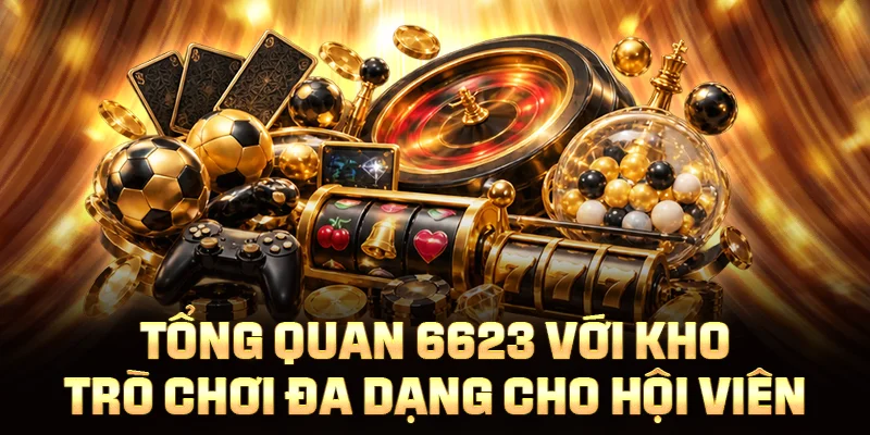 Tổng quan 6623 với kho trò chơi đa dạng cho hội viên
